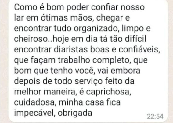 Depoimento de Cliente