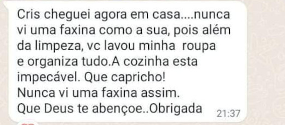 Depoimento de Cliente